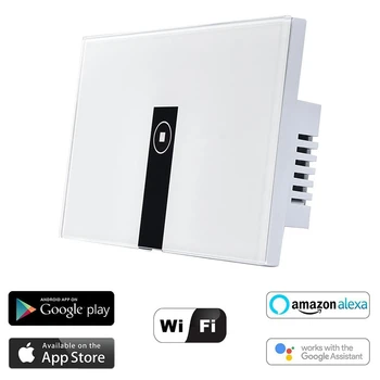 

New For Alexa WiFi Smart Light Switch, In-Wall Wireless On/Off Wall Switch, Timing, Voice App Remote Control, Compatible with Al