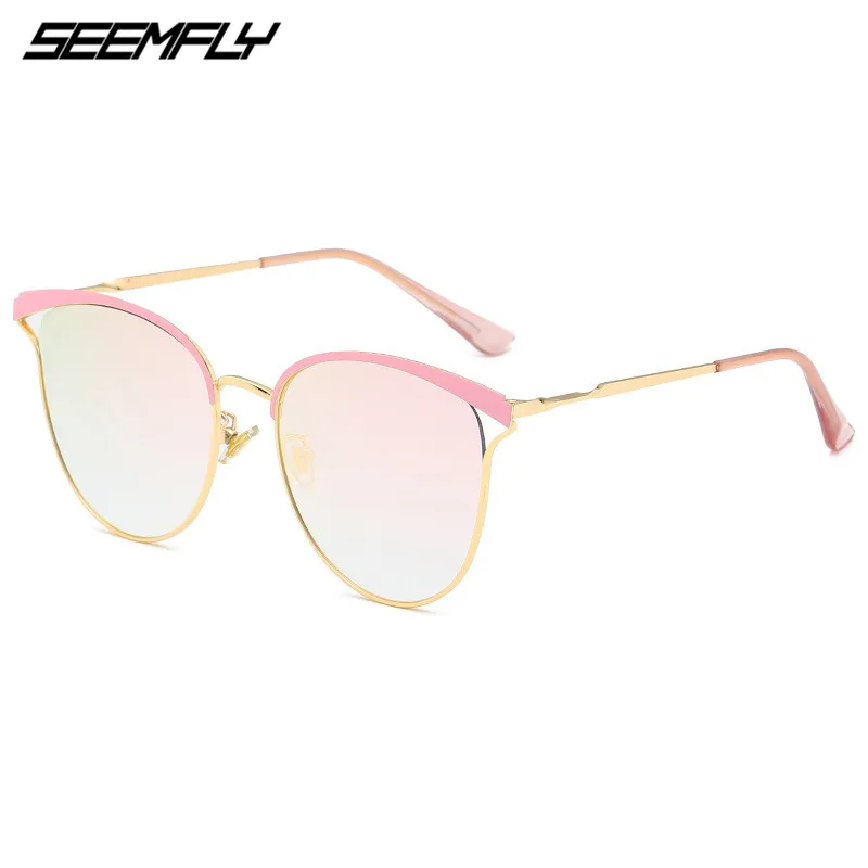 

SEEMFLY 2020 Retro Black Oval Sunglasses for Women Men Small Oval Alloy Frame Summer Style Unisex Sun Glasses Female Male Goggle