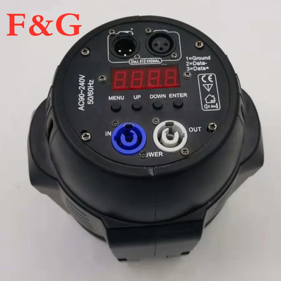 F& GLED Par COB 100 Вт с дверями сарая алюминиевые радиаторы с высокой мощностью рассеивания корпус сценическое освещение с 100 Вт теплый белый COB для театрального клуба