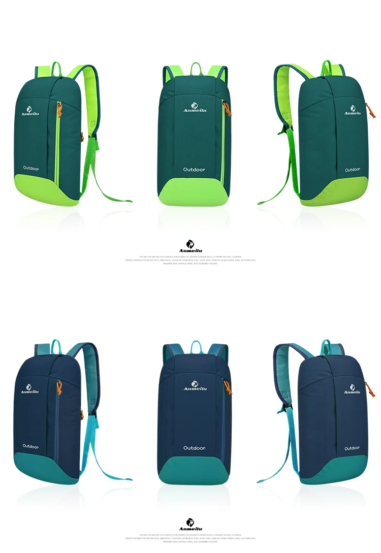 ANMEILU 10L женский и мужской рюкзак для путешествий, женская сумка для скалолазания, маленькая походная сумка, 7 цветов, детская спортивная сумка для мальчиков и девочек