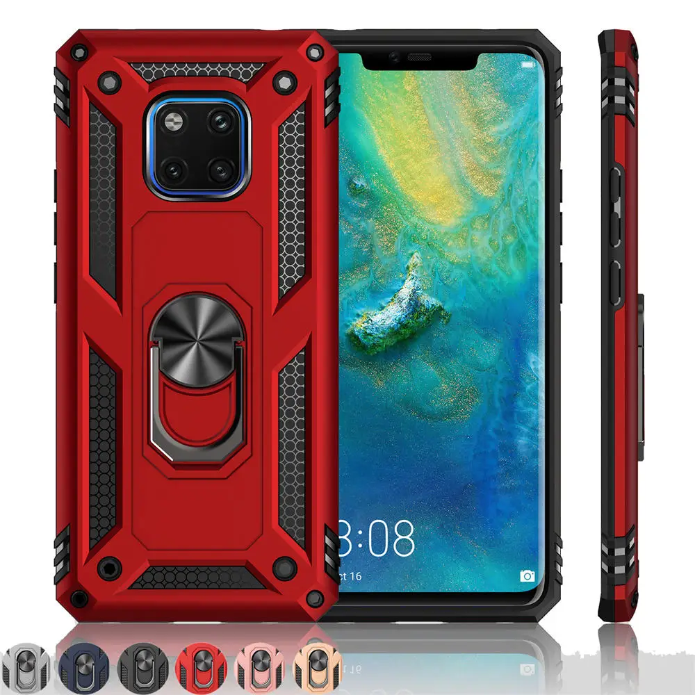 

mate 20 x Magnetic Car Mount Phone Case shell For Huawei Mate 20 Pro mate20 Lite Ring Holder stand Shockproof Back Cover coque