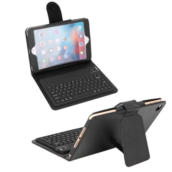 

Leather Case Cover With Built-in Bluetooth Wireless Keyboard for iPad Mini 2/3/4