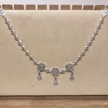 

Algerian Bridal Jewelry Set Golden Full Rhinestones Necklace Earrings Moroccan Head Jewelry