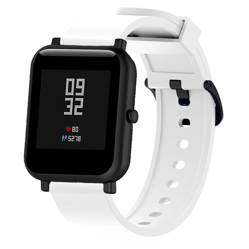 2019 bluetooth Силиконовые многоцветные браслеты аксессуары для Huami Amazfit BIP Youth Smart Watch