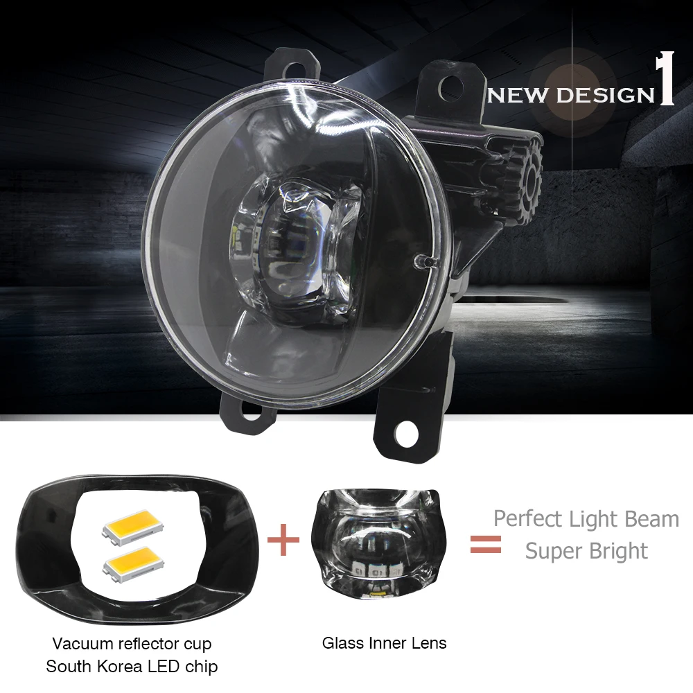 Buildreamen2 для Nissan Xterra N50 2005 2015 Автомобильная передняя противотуманная фара LED