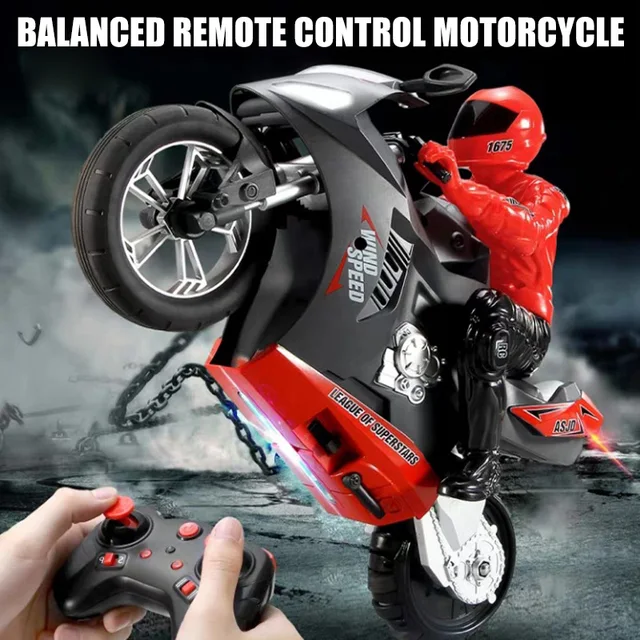 Mini Motorcycle Toy Kids Electric Remote Control RC Motorcycle 2.4Ghz Racing Motorbike Toys for Children moto telecommandé NSV 3