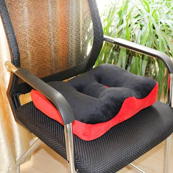 

Pillow Thicken Keep warm Double hole car health Beauty shape cushion relax Comfortable office velvet fabric breathable Cushion