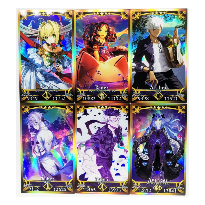 Anime Cards Fate/FGO No.3 Saber Altria Pendragon 36pcs/set