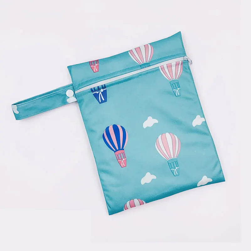 Balloon Herbabe Детские Пеленки сумки Водонепроницаемая прогулочная коляска сумка для мамочек для ухода за ребенком 30x40 см многоразовые подгузники из ткани Сменные подгузники сумка - Цвет: Balloon