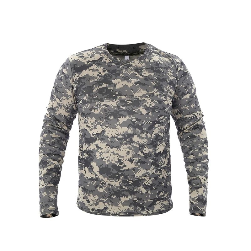 Спецназ военные рубашки для мужчин Униформа 6 цветов Камуфляж уличная одежда быстросохнущая армейский солдат Боевой страйкбол Топы - Цвет: Color 5