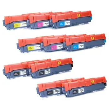 

10Pk TN221 TN225 4 Color Toner For Brother MFC-9130CW MFC-9330CDW MFC-9340CDW