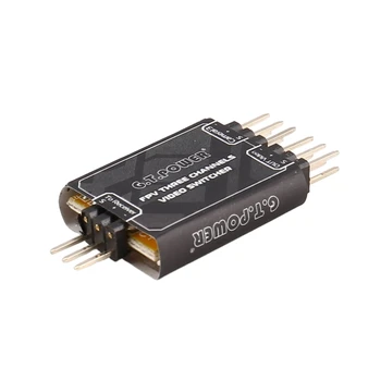 

G.T.POWER 3 Channel Video Switcher Module 3 Way Video Switch Unit over Module Unit for FPV Camera PV3IN1