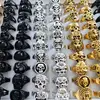 20pcs Skull Ring Punk Vintage Skeleton Rings Mens Womens Styles Mixed Gothic Hiphop Jewelry 2