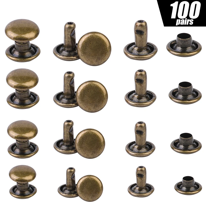 Metal Nail Strap Rivets Rivets Screws Leather Leather Crafts