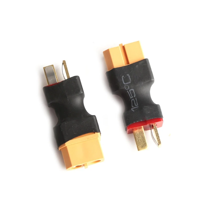 

10PCS T Plug Male to XT60 Female Adapter for Multi Rotor Battery Connector R9UE