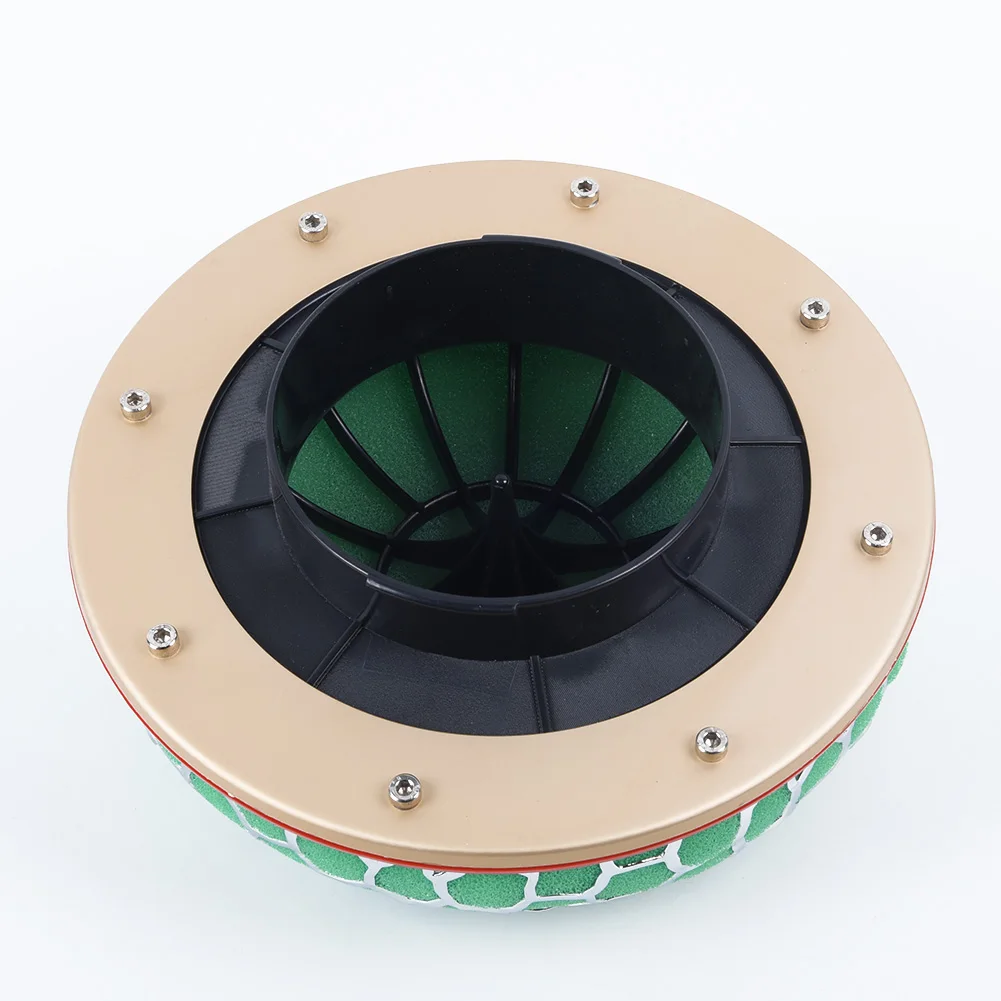 Filtro de ar para Carro Esponja de Alto Fluxo de 100mm Admissão Turbo Cogumelo Verde Acessórios Automotivos Duráveis 1 Peça 21 High Quality Automóveis e motos