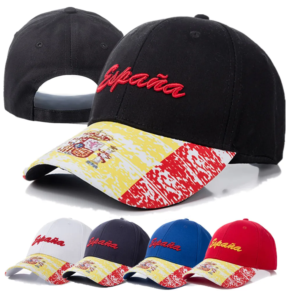 Adult Fashion Cotton Denim Baseball Cap The Pride of Spain Classic Dad Hat Adjustable Plain Cap