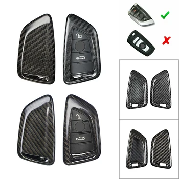 

For BMW X1 F48 X5 F15 X6 F165 F45 G11 G12 G30 X-Series Carbon Fiber Car Remote Key Shell Cover Replacement