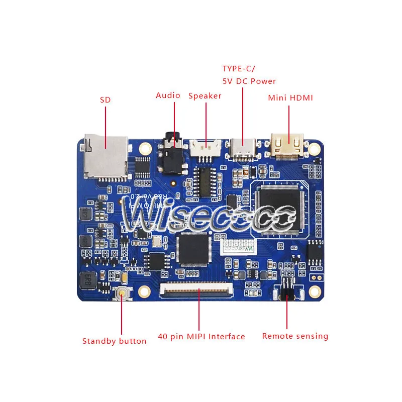 Wisecoco 7 дюймов ips Дисплей 1920x1200 MIPI ЖК-дисплей с HDMI драйвер платы TFTMD070021 для Win7 8 10 Raspberry Pi 3 LT070ME05000