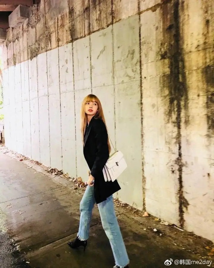 Kpop Seo Yea Ji IU Lee Eun уличная одежда с высокой талией синие прямые женские джинсы в