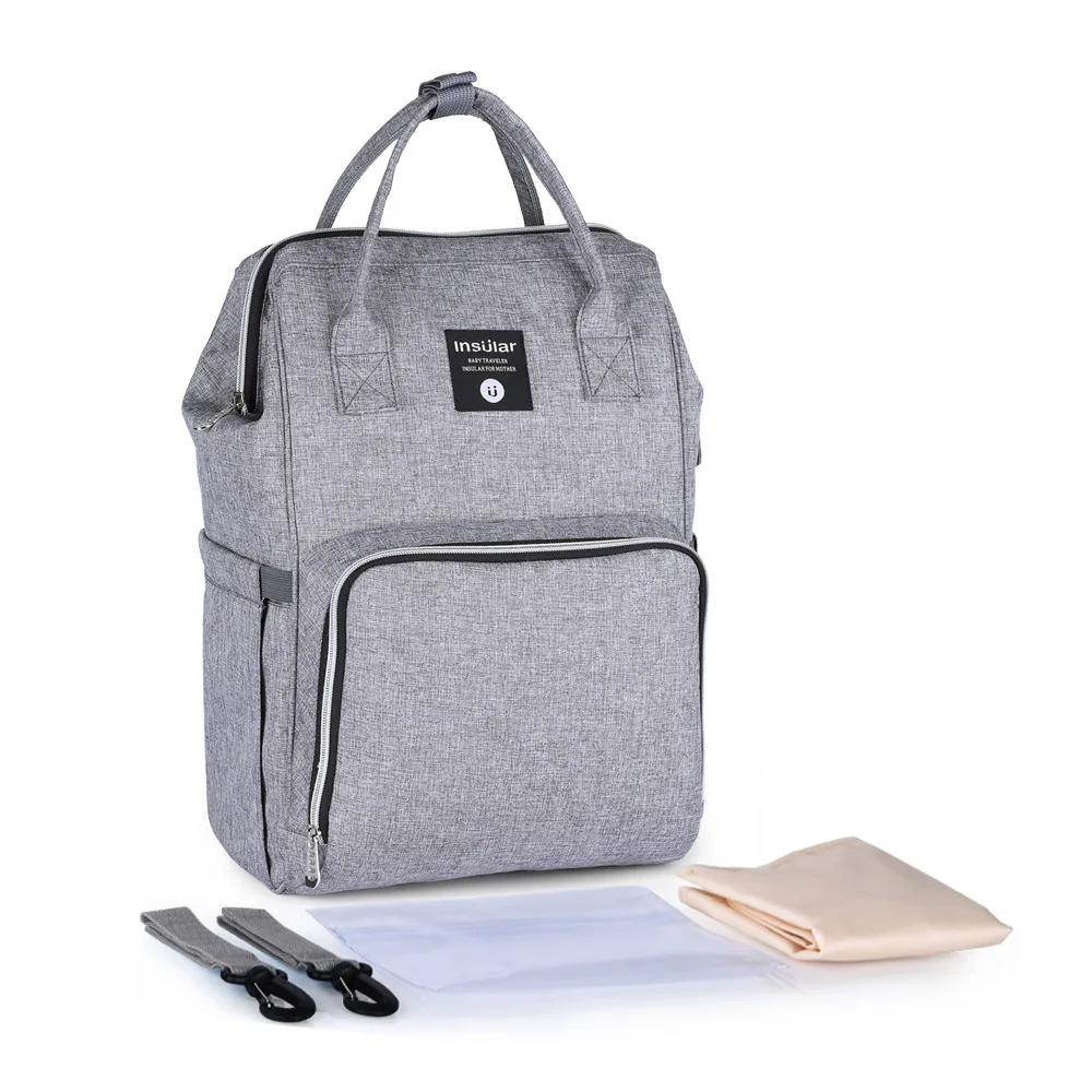 Gray UOSC модный рюкзак женский рюкзак для отдыха корейский женский рюкзак Повседневная дорожная школьная сумка для девочек классический рюкзак для мамы - Цвет: Gray