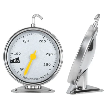 

Color Scale Large Dial Oven Thermometer With Hook Base Stainless Steel Good Strength Kitchen Cooking Measuring Tools 50-280℃​​