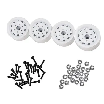 

4Pcs Metal 1.9" Wheel Rim for 1/10 RC Rock Crawler TRX4 D90 D110 Defender Axial SCX10 90046 90047 Parts