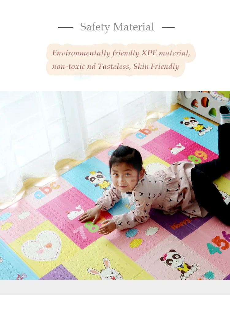 XPE Folding Children's Mat  Developing Crawling Baby Toys Carpet Climbing Game Floor Mat for Children Kids Rug