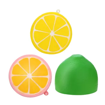 

adult Children Squishies Adorable Lemon Slow Rising Cream Squeeze Scented Stress Relief ToysFree shipping H5