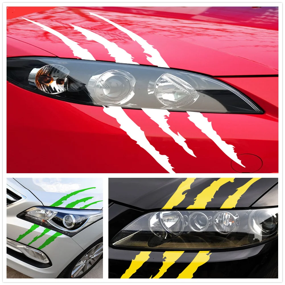 Автомобильная наклейка светоотражающая Монстр царапины для Lexus IS350 GS430 RX400h RX330 IS250