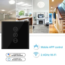 Tuya Smart Life ЕС Wi-Fi Ролик затвора занавес переключатель для электрических жалюзи с электроприводом работает с Google Home Aelxa Echo