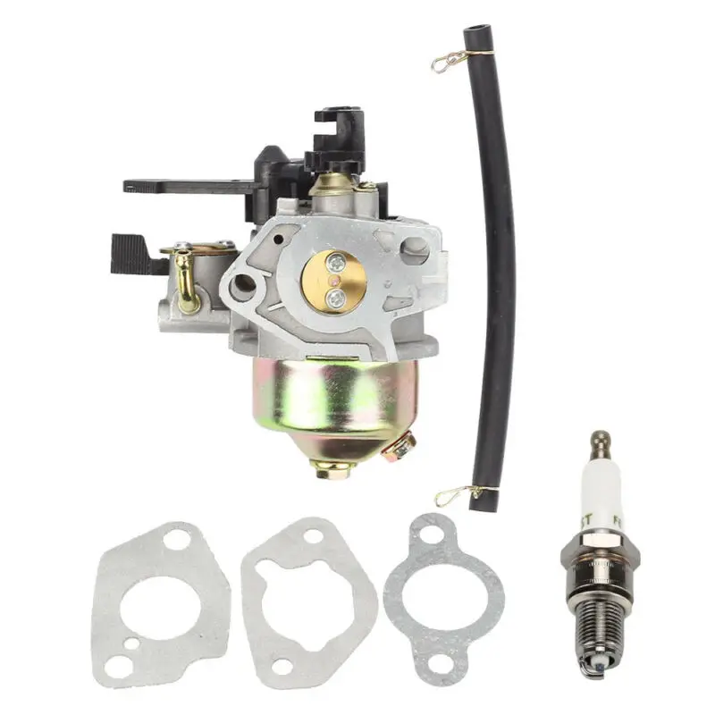 

For Honda GX240 GX270 Carburetor Kit Spark Plug Switch Ignition Coil Tank Filter