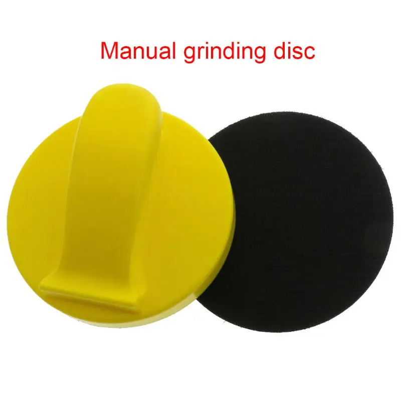 

Hand Sanding Block Disc for Hook and Loop Sandpaper Polishing Pad Plate Sander Polisher