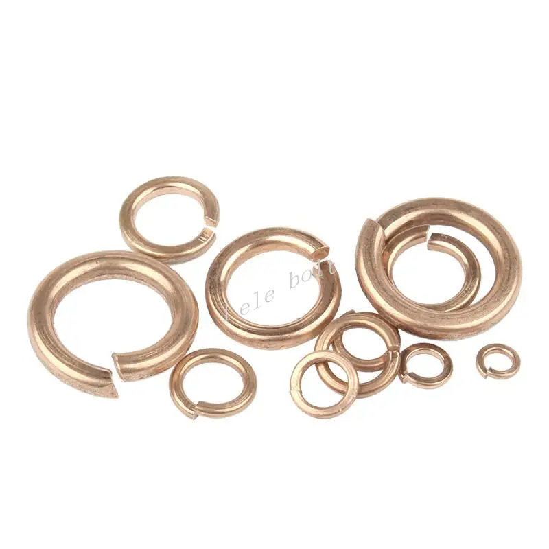 M2.5 M3 M4 M5 M6 M8 M10 - M16 copper washer Spring Split Lock Washer Elastic Gaske Brass Gasket Ring | Обустройство дома