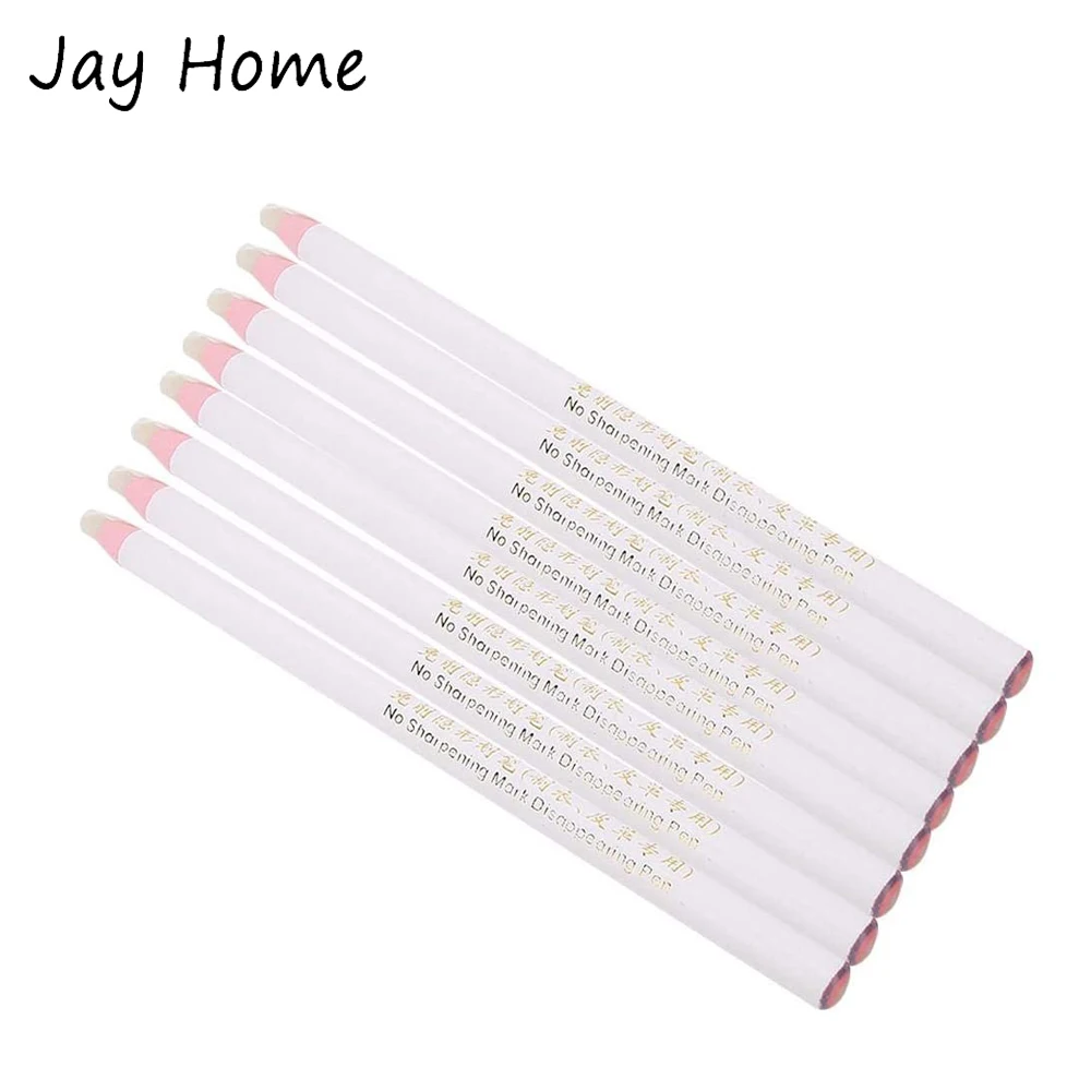  LQ Industrial Sewing Mark Pencil 4PCS White Invisible Erasable Fabric  Pencils for Sewing Marking and Tracing Heat Erase Pen Fabric Chalk : Arts,  Crafts & Sewing