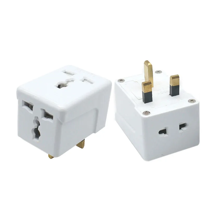 

Universal Travel Adapter Power Socket 1 to 3 ways UK Plug TO EU US AU UK Socket Adapter 13A 250V Wall Charger Socket