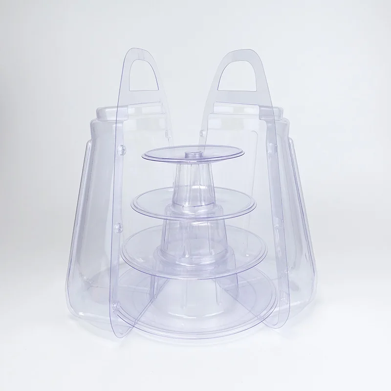 Macaron Tower 9sets 4 tiers Mini Macaron Display Tower Stand