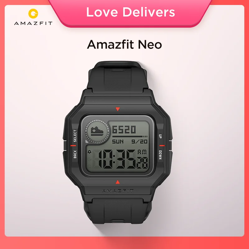 Новый 2020 Amazfit Neo Смарт часы Bluetooth Smartwatch 5ATM отслеживание сердечного ритма 28 дней