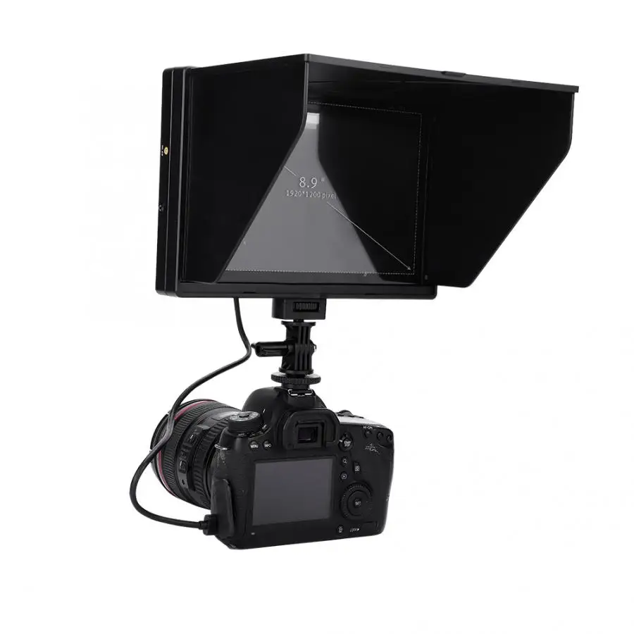 VILTROX DC-90HD 8,9 дюймов ips экран 4K Full HD монитор камеры монитор для DSLR камеры s фото студия HD камера монитор