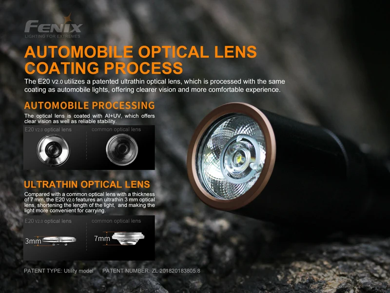 Fenix E20 V2.0 Compact EDC Flashlight (3)