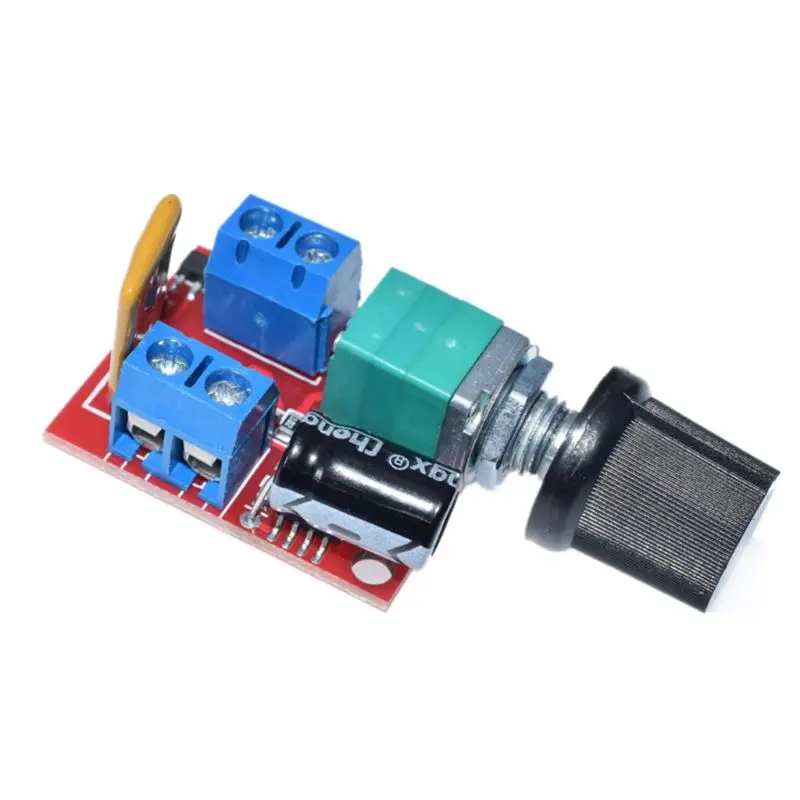 Мини 5A PWM 90W контроллер скорости двигателя постоянного тока модуль 3V-35V