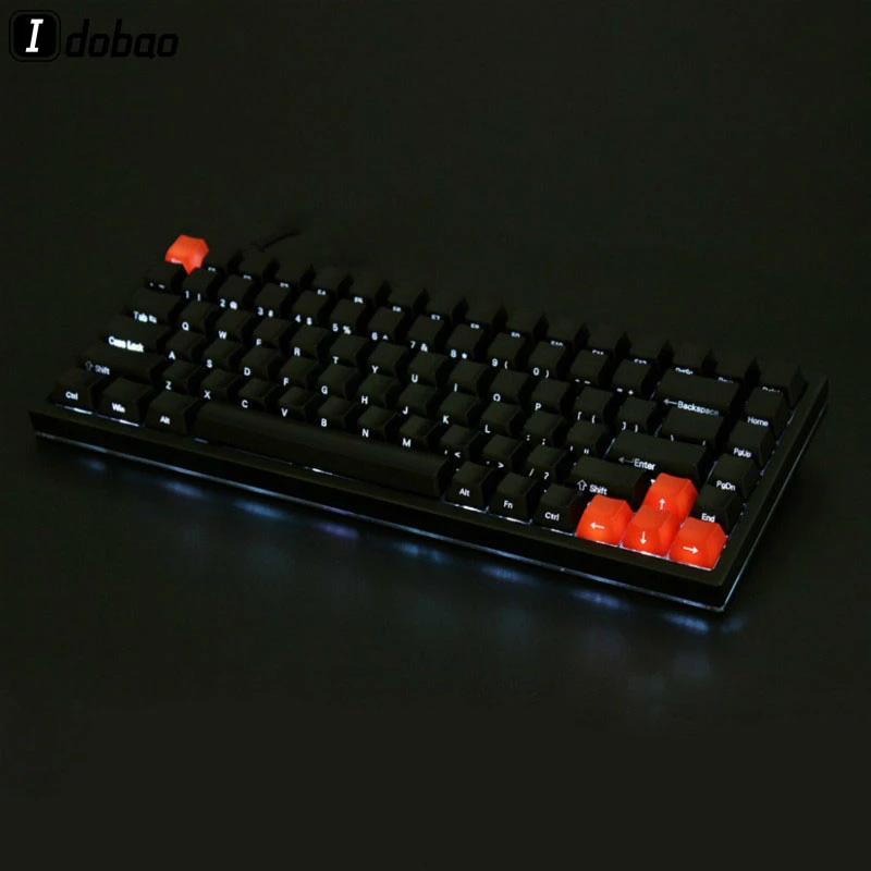 Колпачки клавиш ABS ANSI ISO толщина 1 5 мм для механической игровой клавиатуры Keycool 84