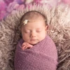 Don&Judy Long Pile Newborn Baby Infant Photo Shooting Blanket Mat Faux Fur Rug Photography Background Basket Layer For Studio 5