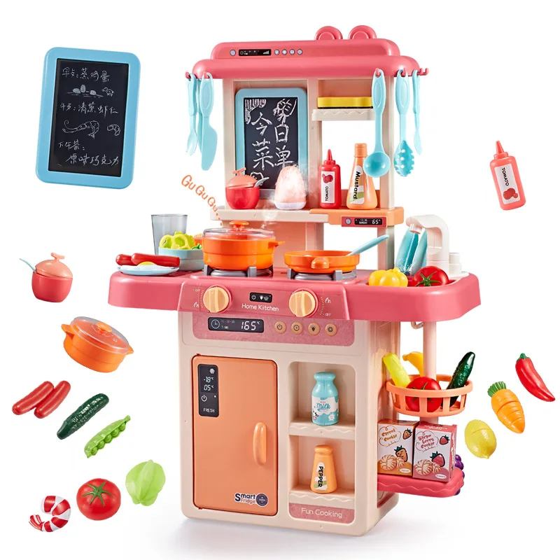 Simulation Kühlschrank Automaten Pretend Play Küche Spielzeug Geschenke Blau 
