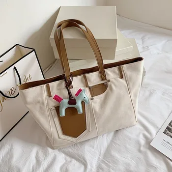 

Fashion Women Bags Big Canvas Luxury Women Tote Bag Ladies 2020 New Designer Women Shoulder Bag Handbags Cool Tote Bag Shoulder