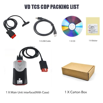 

2019 new vci vd tcs cdp pro for delphis vd ds150e cdp obd obdii obd2 2016.00 keygen car diagnostic tools for autocomes