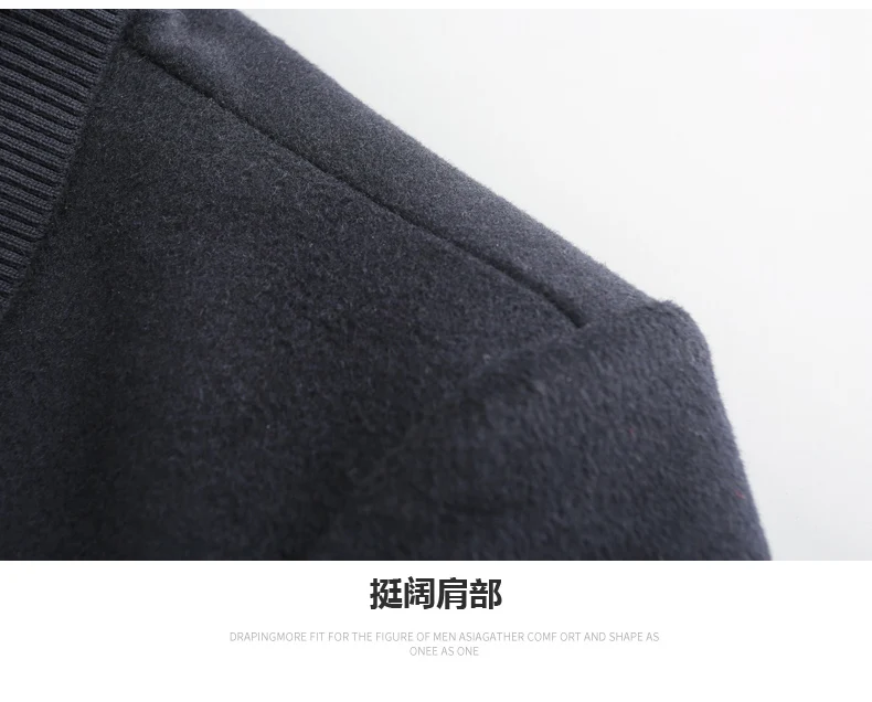 Новинка, большие размеры, 8XL, 7XL, 6XL, высокое качество, осень и зима, модное деловое повседневное тонкое шерстяное пальто/Мужское длинное шерстяное пальто с отворотом