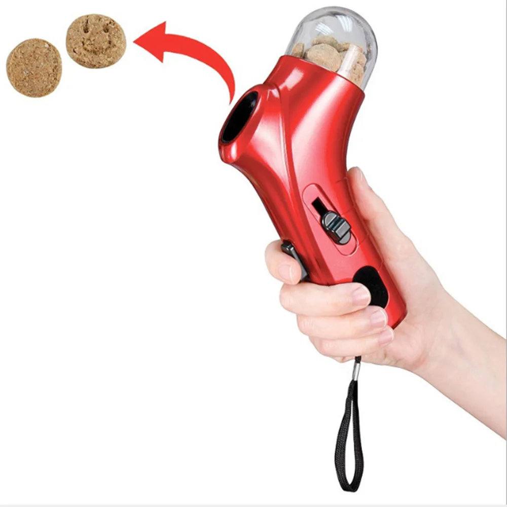 

Dog Snack Catapult Launcher Cat Snack Food Feeder Interactive Training Toys new