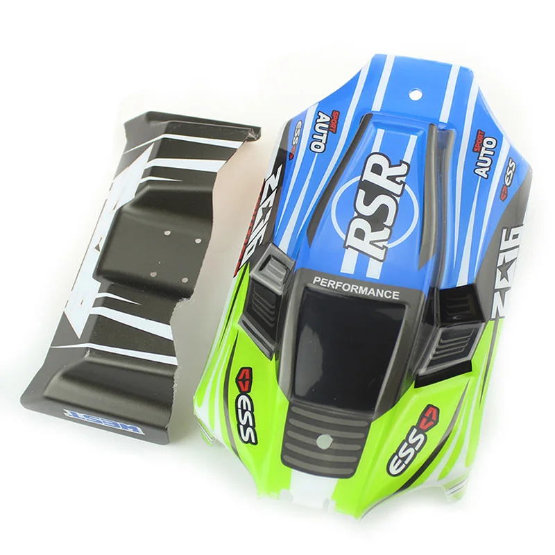 Для WLtoys 144001 1/14 автомобильный корпус с верхним навесом 144001-1335 автозапчасти - Цвет: Green