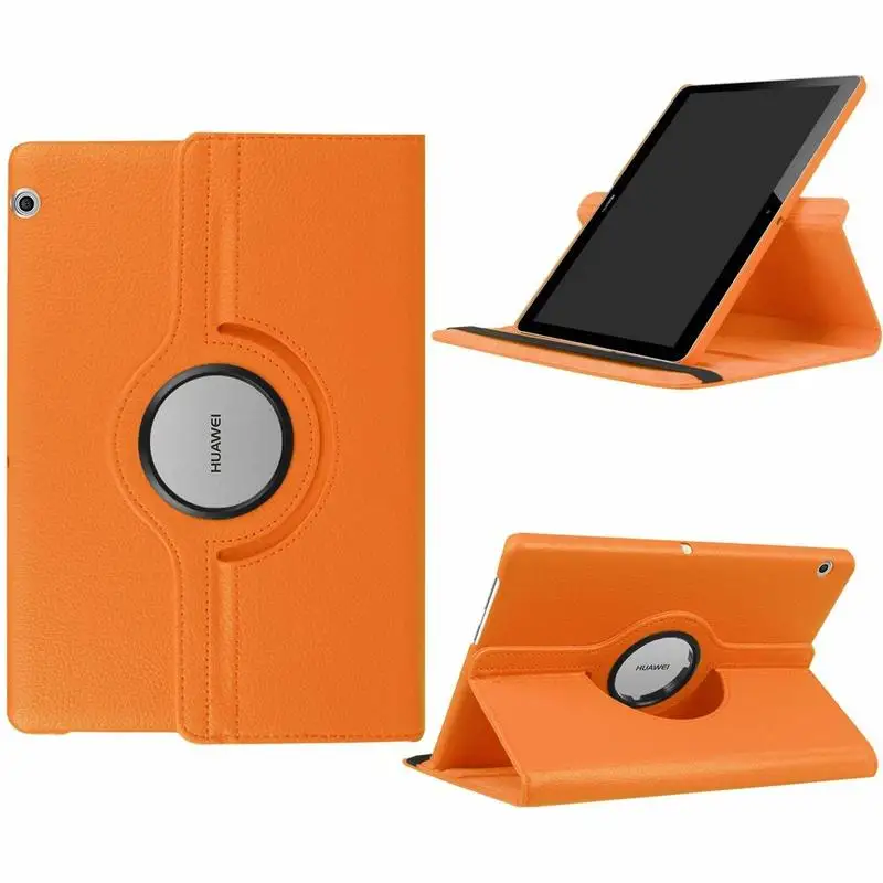 Вращающийся на 360 градусов чехол из искусственной кожи для Huawei MediaPad T3 10 9 6 &quotAGS-W09
